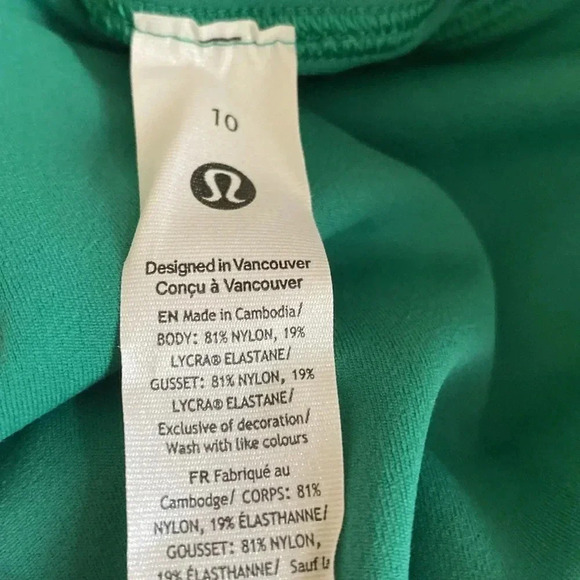 Lululemon x Peloton size 10 high rise pant with pockets 25” BNWOT - Picture 7 of 7